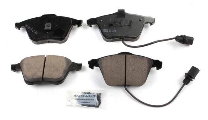 Audi Disc Brake Pad Set - Front 4B0698151AD - Akebono Euro Ultra-Premium EUR915